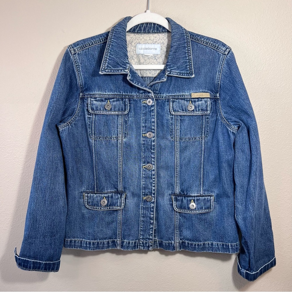 Liz Claiborne Women's Blue Denim Jacket